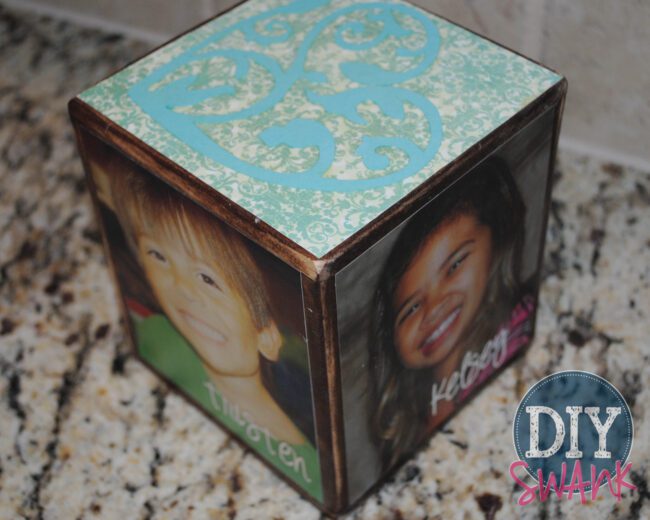 Wood picture block DIY