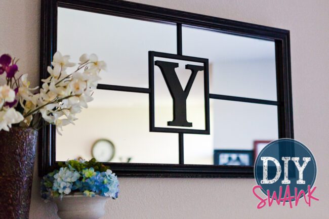 DIY Monogram Mirror