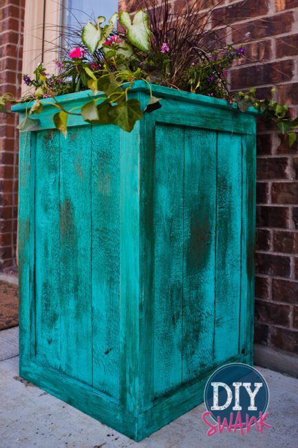  DIY cedar planters