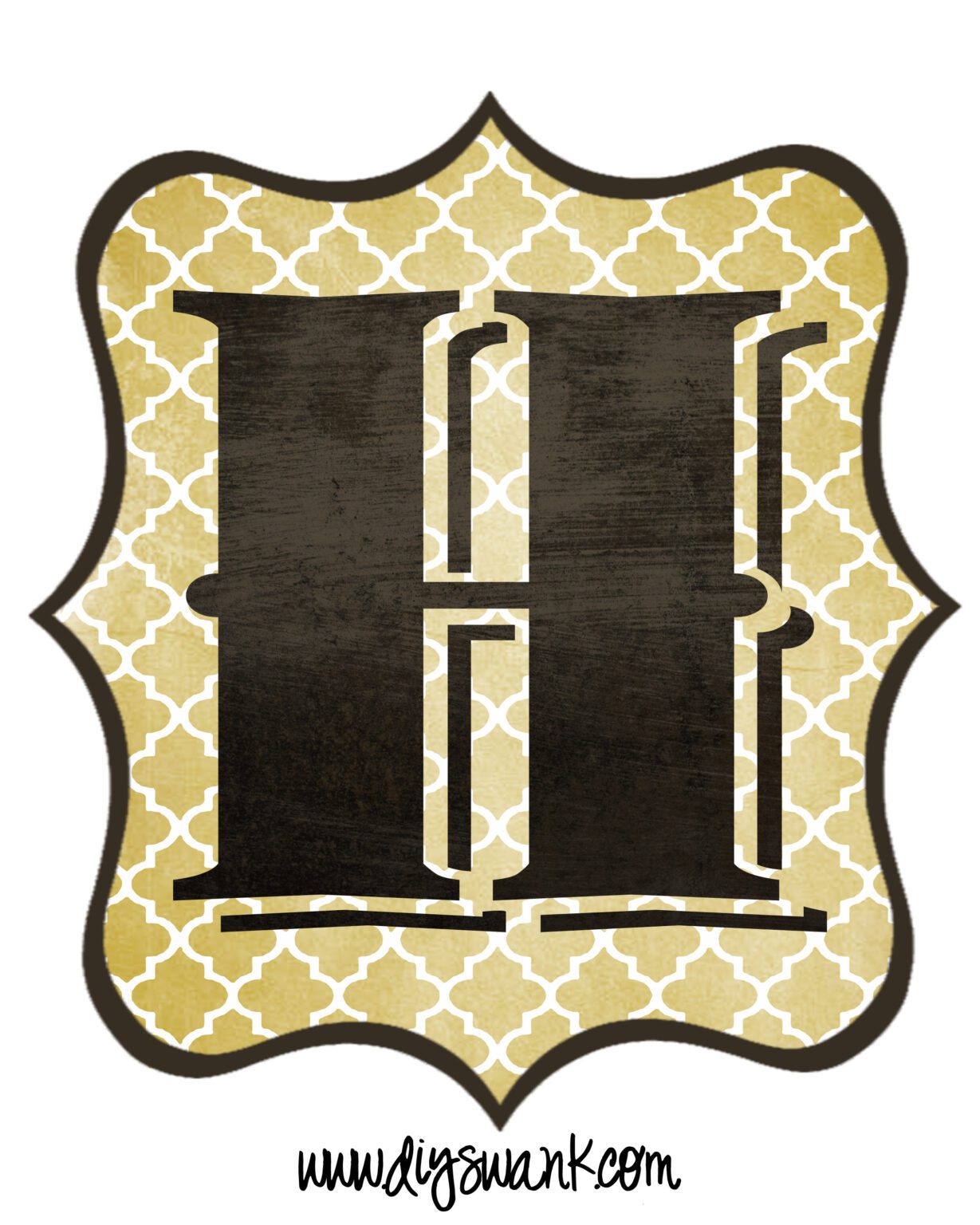 Letter_H - Swanky Design Company