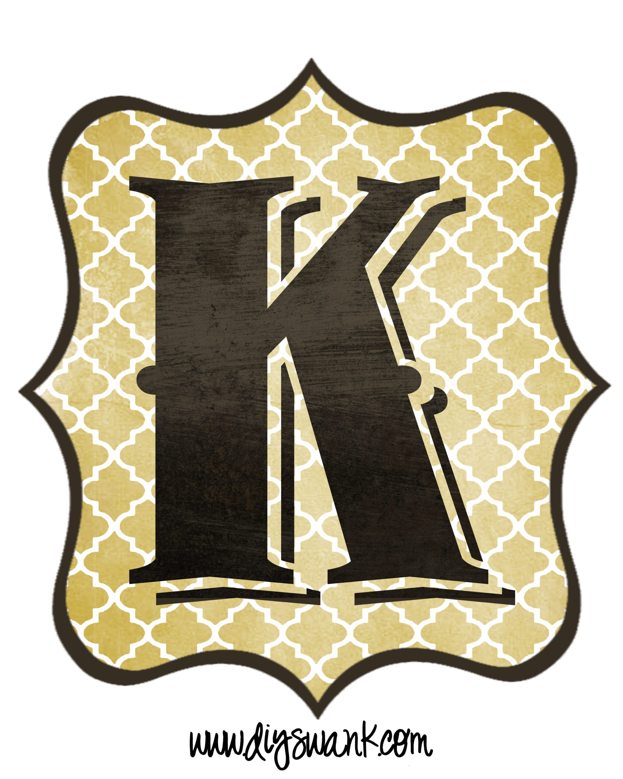 Letter_K - Swanky Design Co.