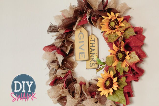 DIY Burlap Rag Wreath-9