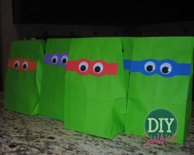 Ninja Turtle Party Favor Bags