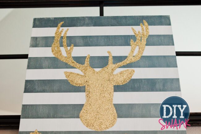 DIY Christmas Mantel