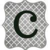 Free Printable Letters Gray and Black - Swanky Design Company
