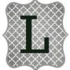 Free Printable Letters Gray and Black - Swanky Design Company