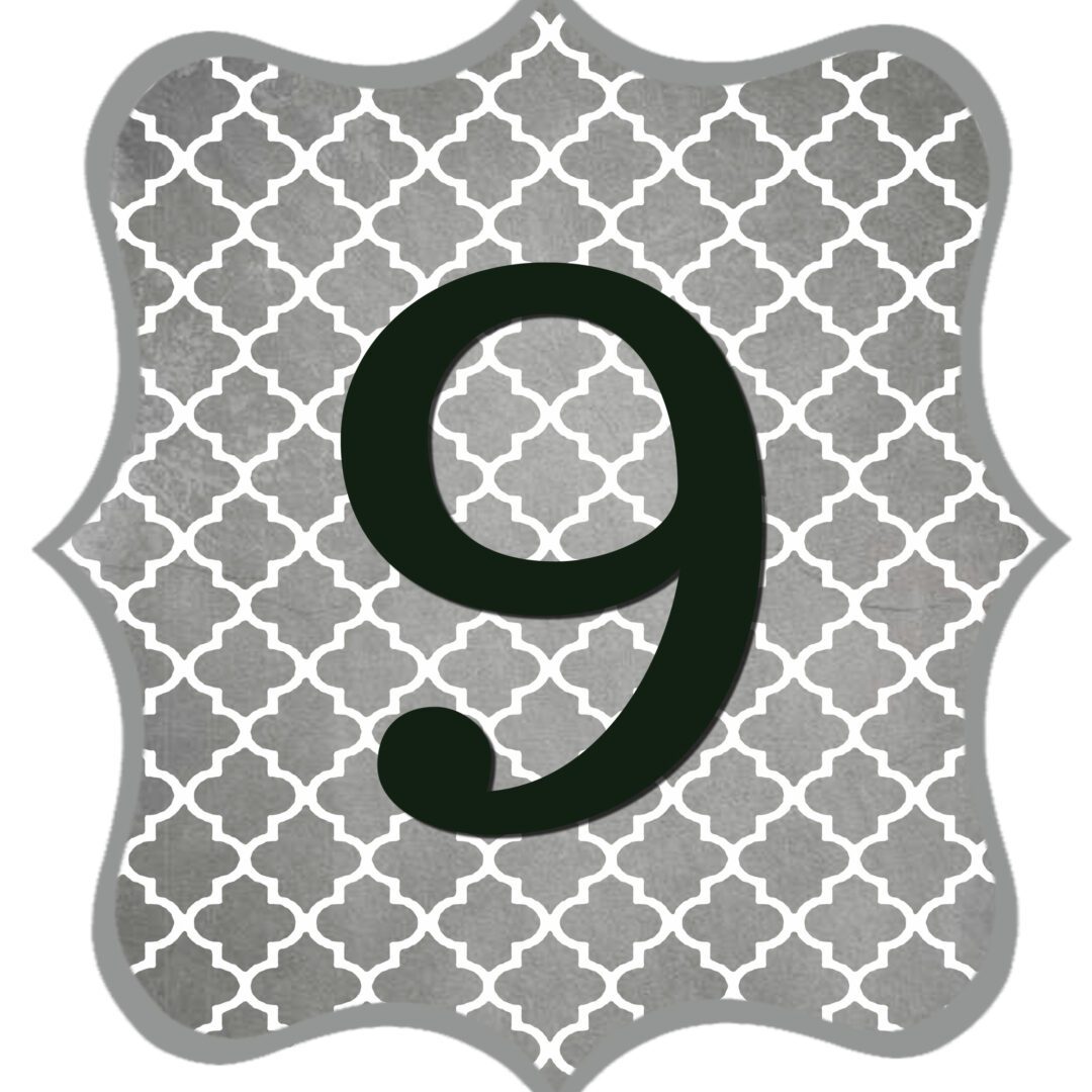 Free Printable Letters Gray and Black | Swanky Design Company