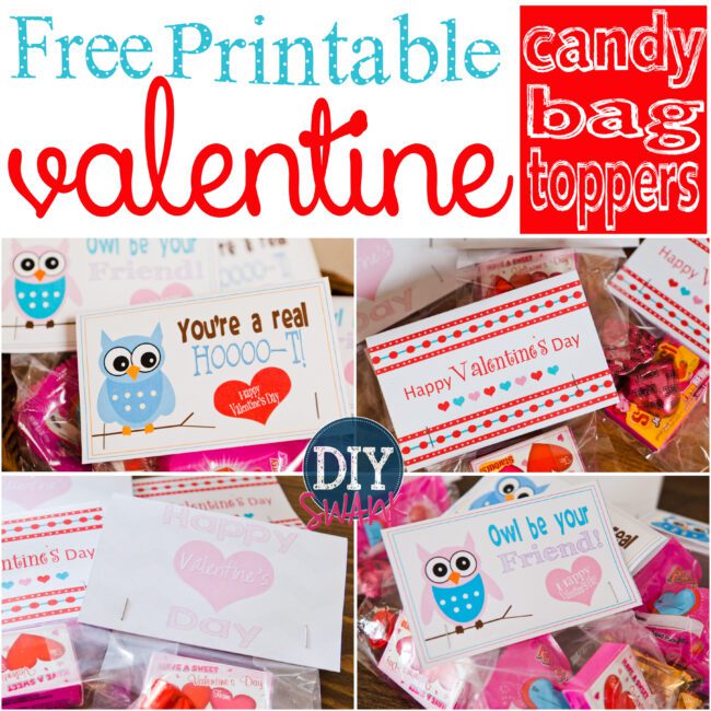 printable valentine candy bag toppers