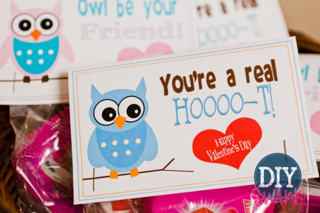 printable valentine candy bag toppers