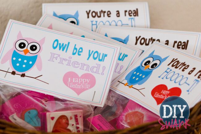 printable valentine candy bag toppers