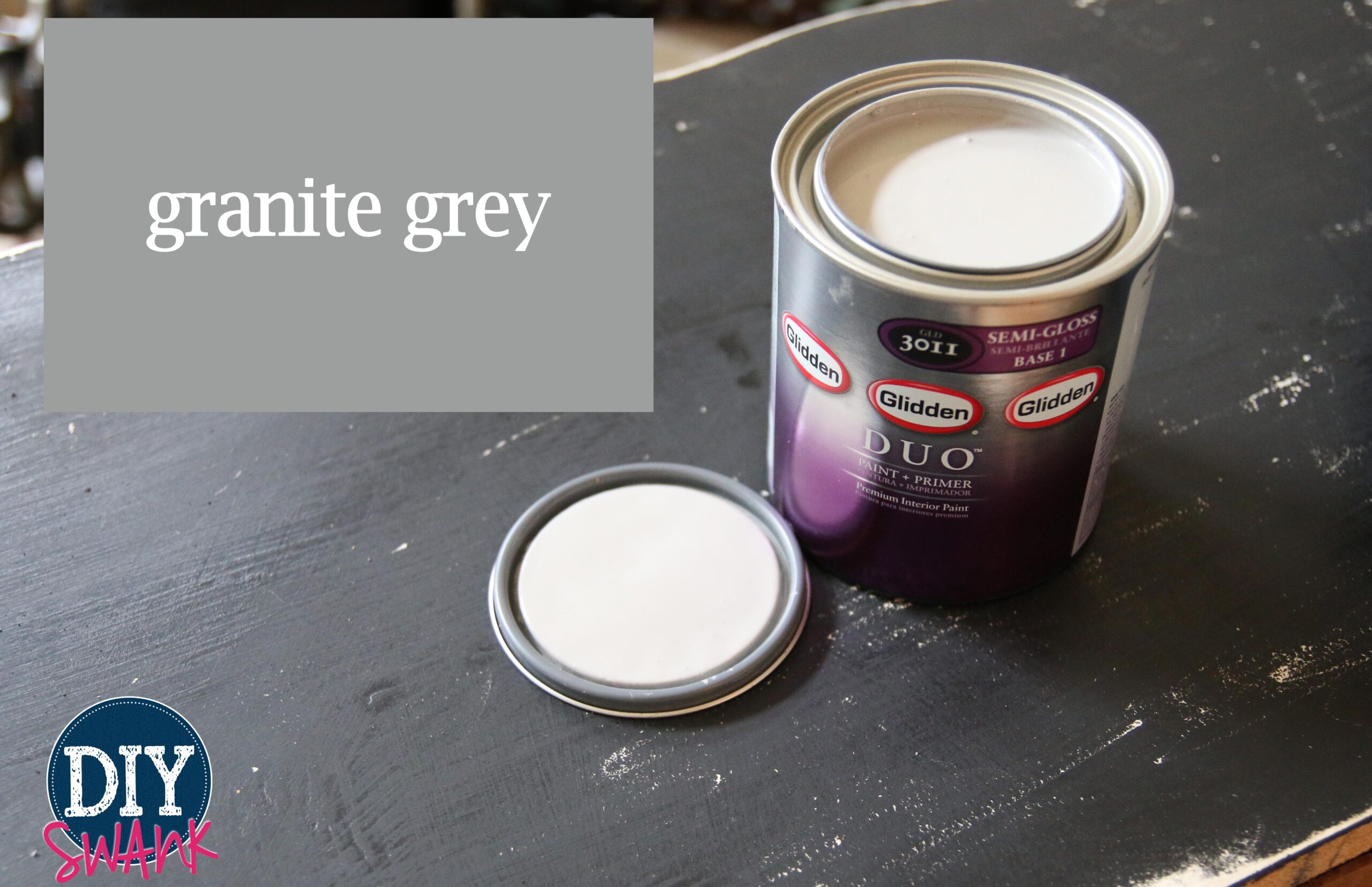 GliddenGraniteGrayPaint Swanky Design Co.