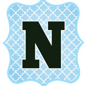 Blue and Black Printable Letters for Banners - Swanky Design Company