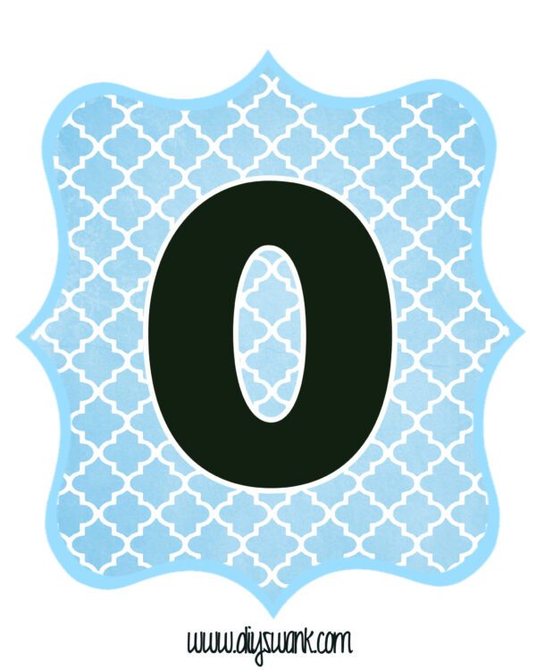 Blue_Black Letter_O - Swanky Design Co.