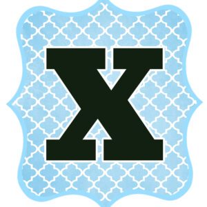 Blue and Black Printable Letters for Banners - Swanky Design Company