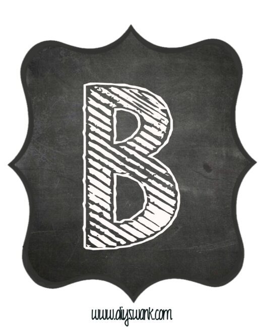 Printable_Chalkboard_ Letter_B