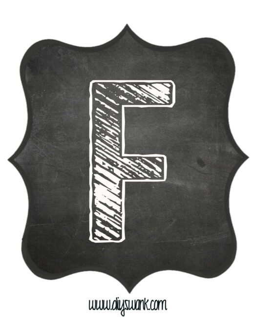 Printable_Chalkboard_ Letter_F