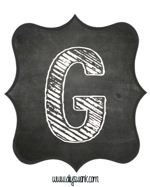 Printable_Chalkboard_ Letter_G