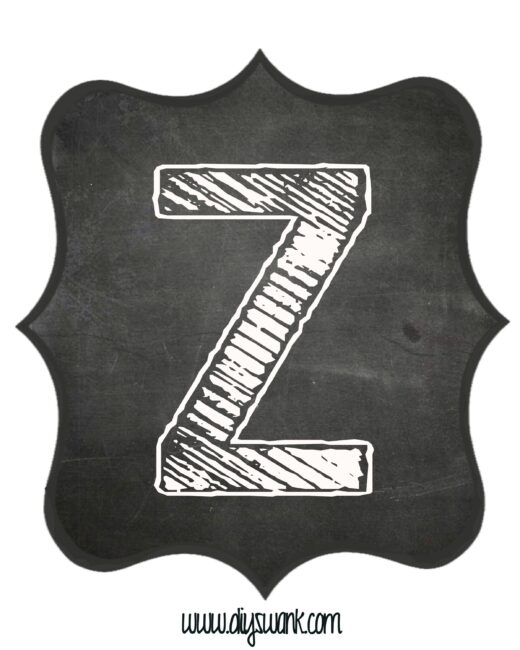 Printable_Chalkboard_ Letter_Z