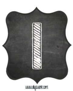 Printable_Chalkboard_ Number_1