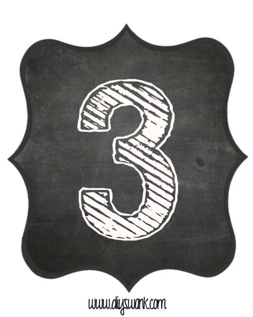 Printable_Chalkboard_ Number_3