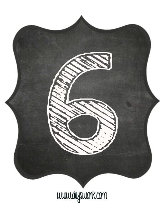 Printable_Chalkboard_ Number_6