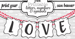 DIY Love Banner