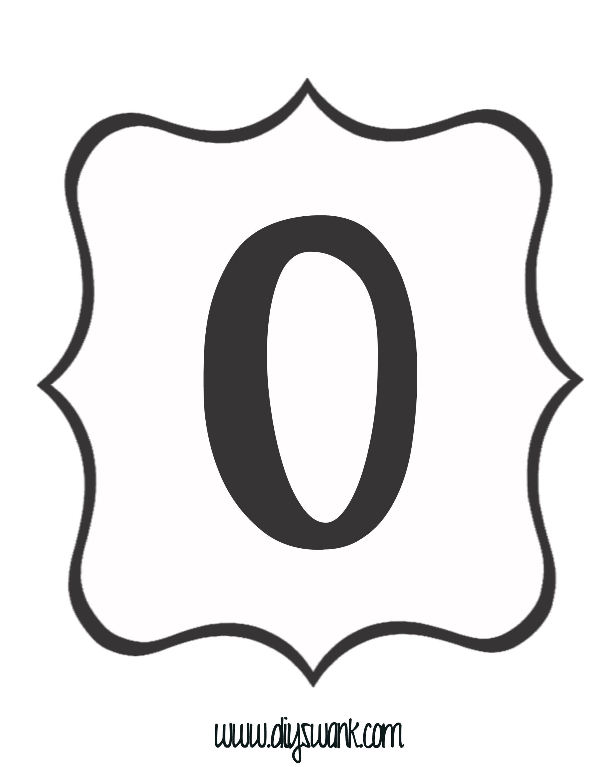 white and black number0 swanky design company