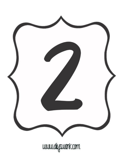 White and Black Number_2