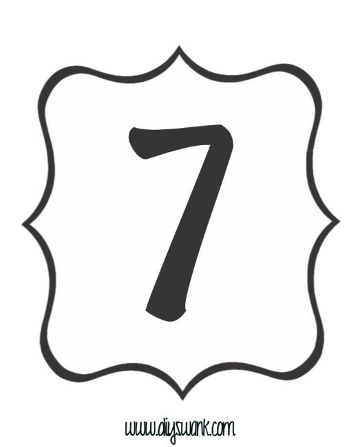 White and Black Number_7