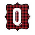Buffalo Plaid Number 0