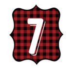 Buffalo Plaid Number 7
