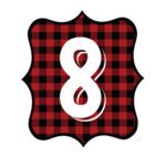 Buffalo Plaid Number 8