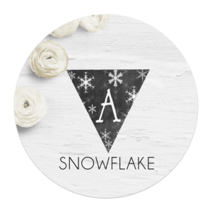 Snowflake-Banner-Letters