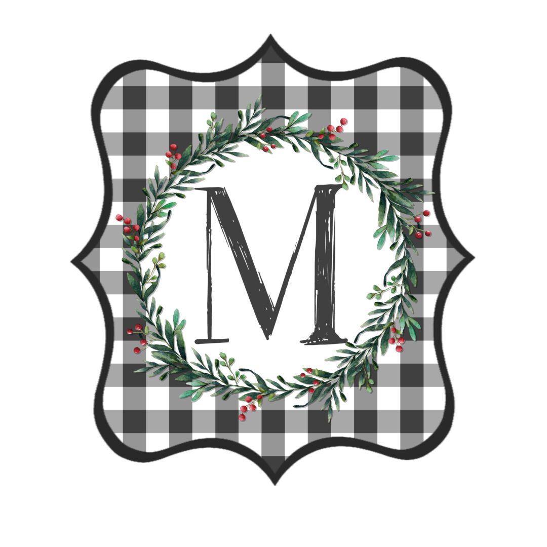 Free Printable Buffalo Check Letters for Banners