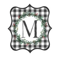 Free Printable Buffalo Check Letters for Banners