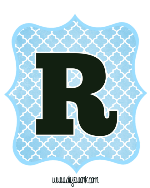 blue and black printable letters for banners swanky design company