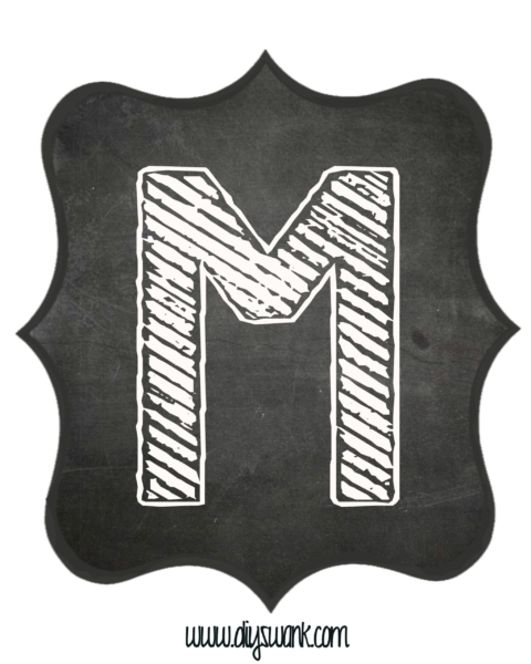 chalkboard letters for banners free printable swanky design company